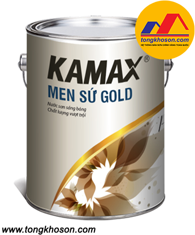 Sơn men sứ Kamax nội thất GOLD