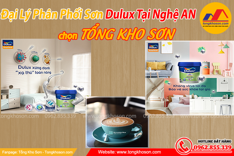 Đại lý phân phối sơn Dulux tại Nghệ An
