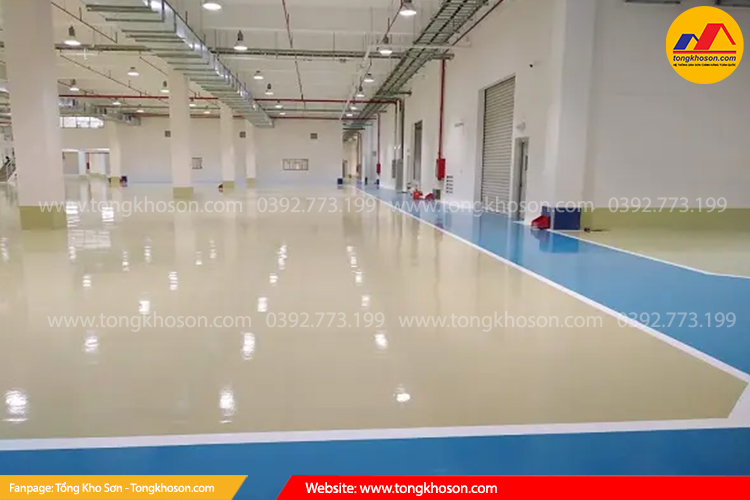 ứng dụng sơn sàn epoxy