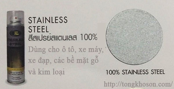 Bảng màu sơn xịt mạ kẽm bosny