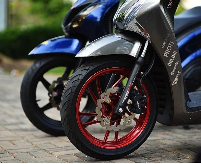 Sơn xịt mâm xe máy Bosny