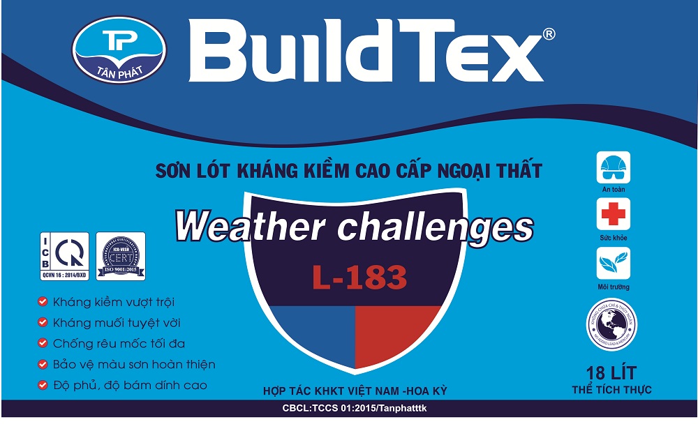 Sơn lót chống kiềm BuildTex ngoại thất Sơn lót chống kiềm BuildTex ngoại thất