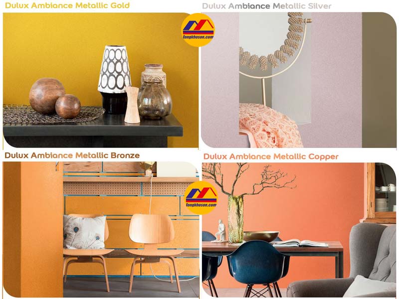 Sơn Dulux hiệu ứng Metallic