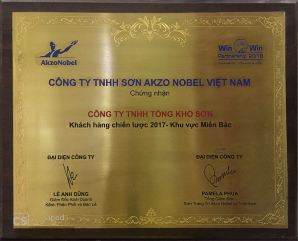 Tongkhoson.com là khách hàng chiến lược 2017 - khu vực miền Bắc