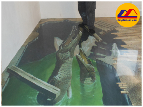 Mẫu sàn Epoxy 3D số 13 Mẫu sàn Epoxy 3D số 13