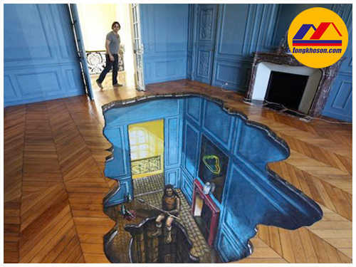Mẫu sàn Epoxy 3D số 14 Mẫu sàn Epoxy 3D số 14