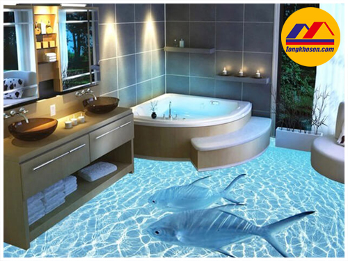 Mẫu sàn Epoxy 3D số 2 Mẫu sàn Epoxy 3D số 2