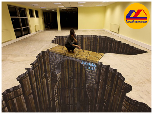 Mẫu sàn Epoxy 3D sô 23 Mẫu sàn Epoxy 3D sô 23