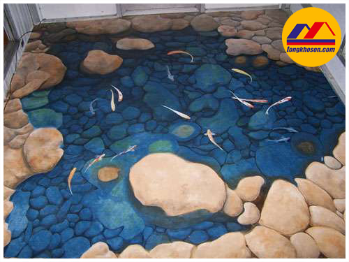 Mẫu sàn Epoxy 3D số 32 Mẫu sàn Epoxy 3D số 32