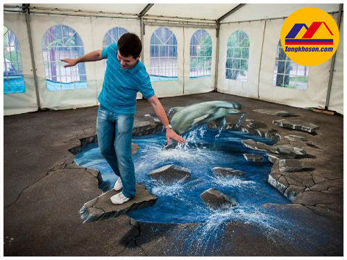 Mẫu sàn Epoxy 3D sô 7 Mẫu sàn Epoxy 3D sô 7
