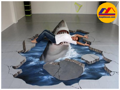 Mẫu sàn Epoxy 3D số 8 Mẫu sàn Epoxy 3D số 8