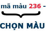 chọn màu sơn expo