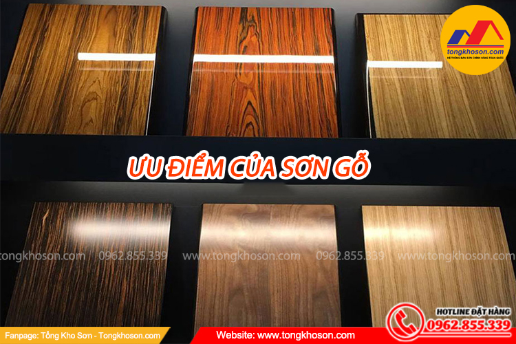 ưu điểm của sơn gỗ
