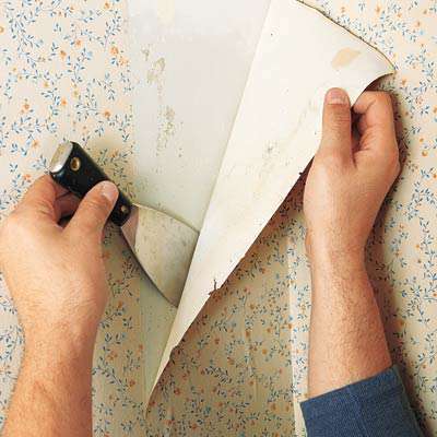 đối vói tường dử dụng giấy dán tường