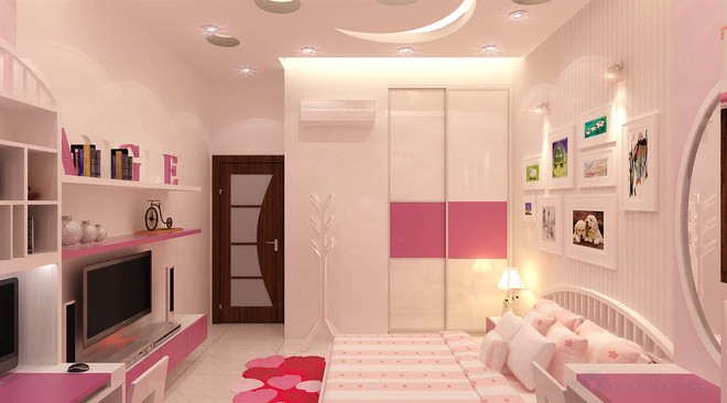 màu hồng phấn - xu hướng màu sơn nhà 2019