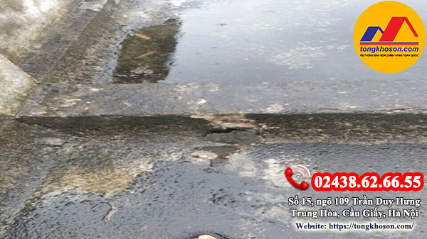 Thấm dột gây ra nhiều tác hại