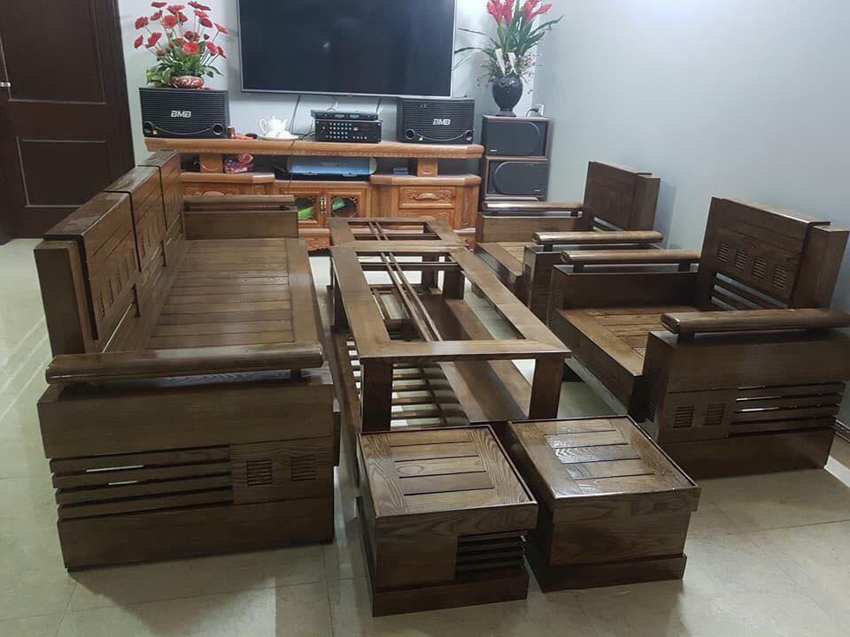 đồ nội thất sơn màu óc chó