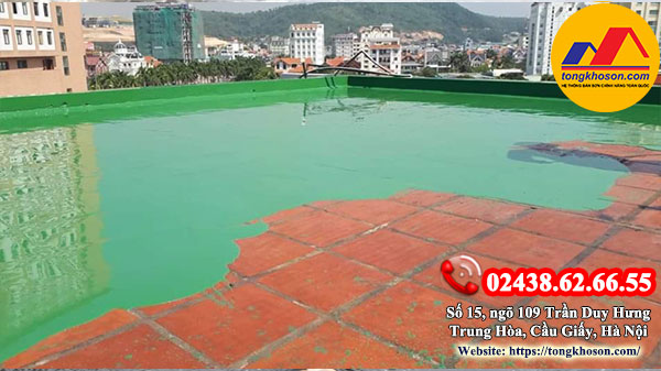 thực hiện chống thấm PU
