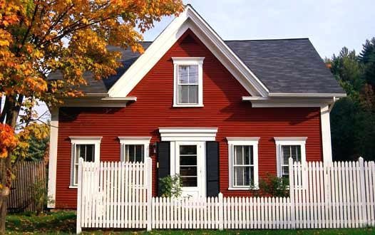 Gia chủ mệnh Thổ xây nhà hướng Nam nên chọn sơn ngoại thất màu đỏ sẽ rất tốt