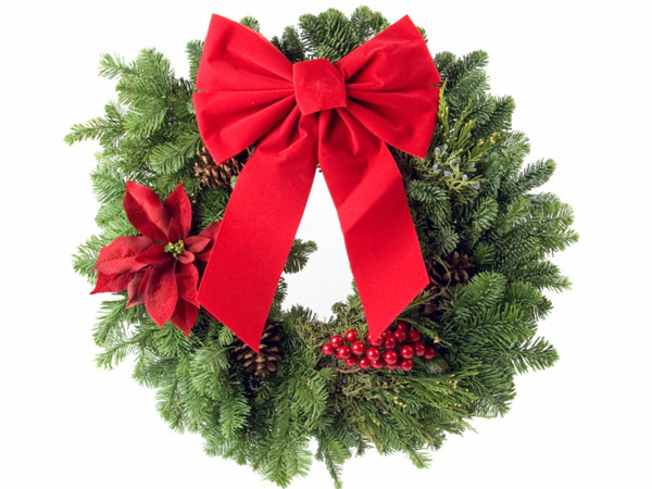 tự làm vòng hoa Noel