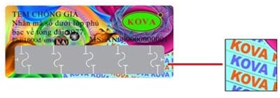 nhận biết sơn Kova giả 2