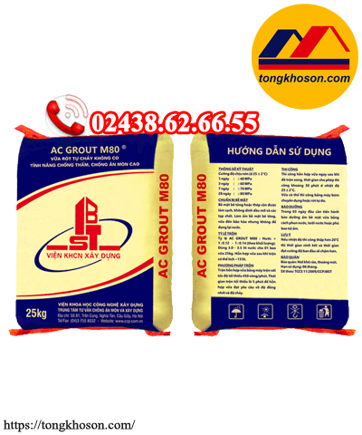 Vữa rót tự chảy AC Grout M80