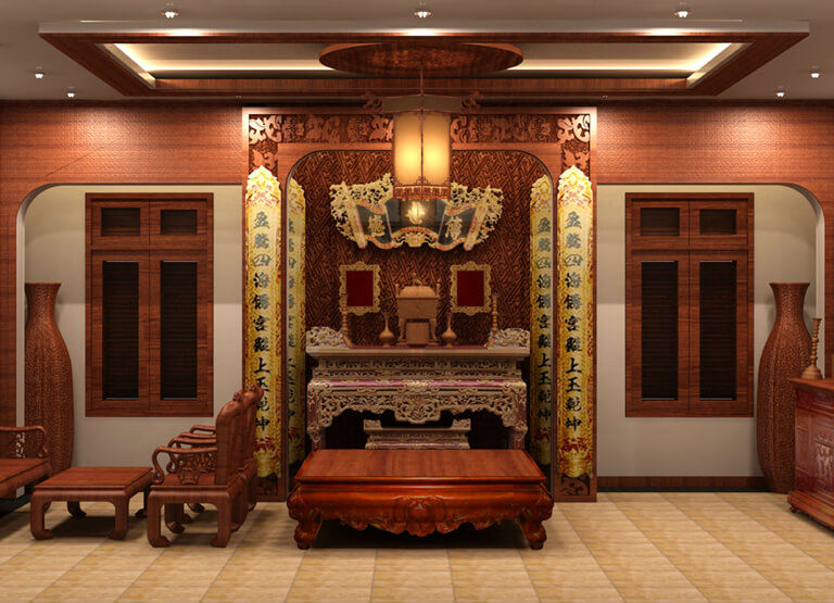 phòng thờ màu đẹp 3