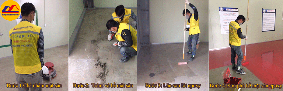 quy trình thi công sơn Epoxy quy trình thi công sơn Epoxy