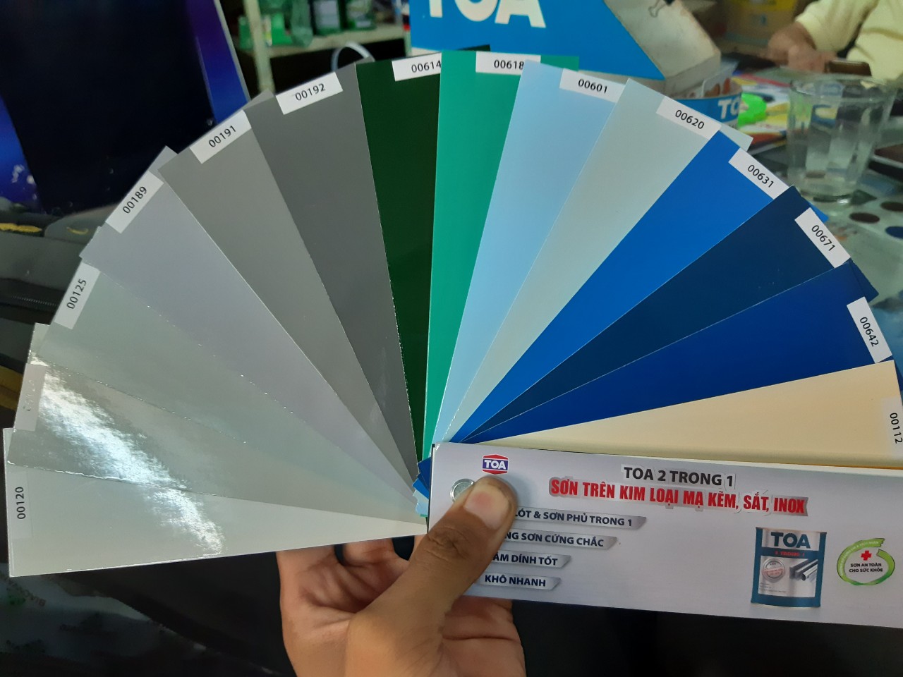 Bảng màu sơn Toa 1 trong 1 1
