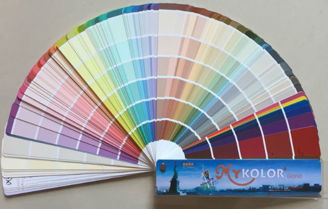 cây quạt màu sơn mykolor