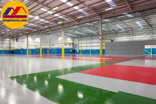 bề mặt sơn Epoxy hoàn thiện