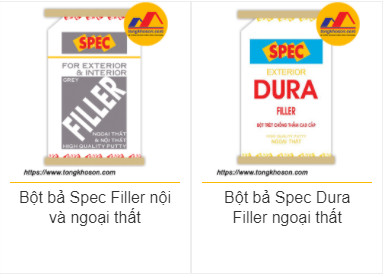 địa chỉ mua sơn spec chính hãng tại Thanh hóa 2 - bột bả spec