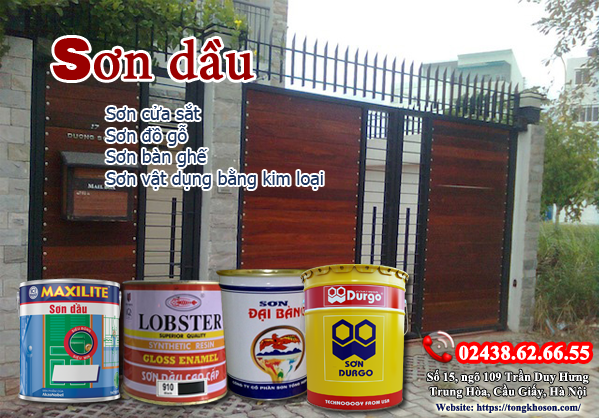 các loại sơn dầu trên thị trường