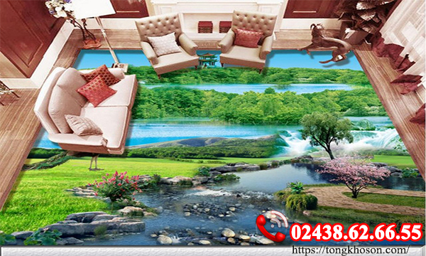 Cách làm sơn sàn 3D cực dễ và cực rẻ