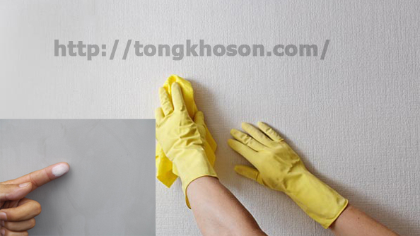 chuẩn bị bề mặt tường trước khi sơn