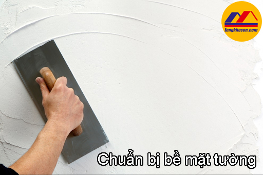 Chuẩn bị bề mặt tường