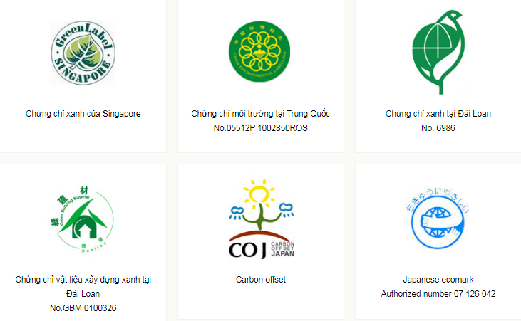 chứng chỉ xanh sơn chống nóng adgreencoat