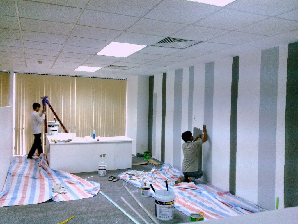 sơn sửa cửa hàng