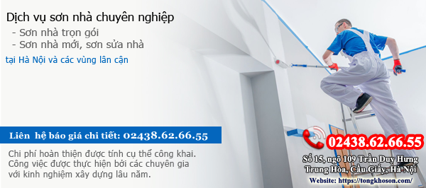 Dịch vụ sơn nhà chuyên nghiệp - 0392.773.199