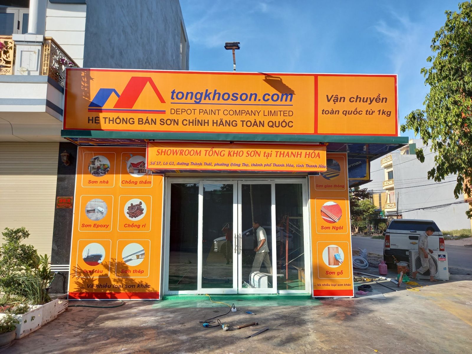 Đại lý sơn chống thấm tại thanh hóa