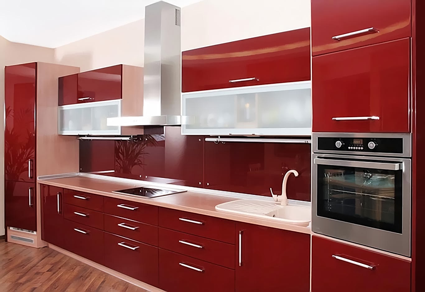 phòng bếp màu đỏ không tốt cho mệnh KIm