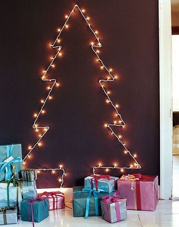 trang trí giáng sinh tự vẽ cây thông noel