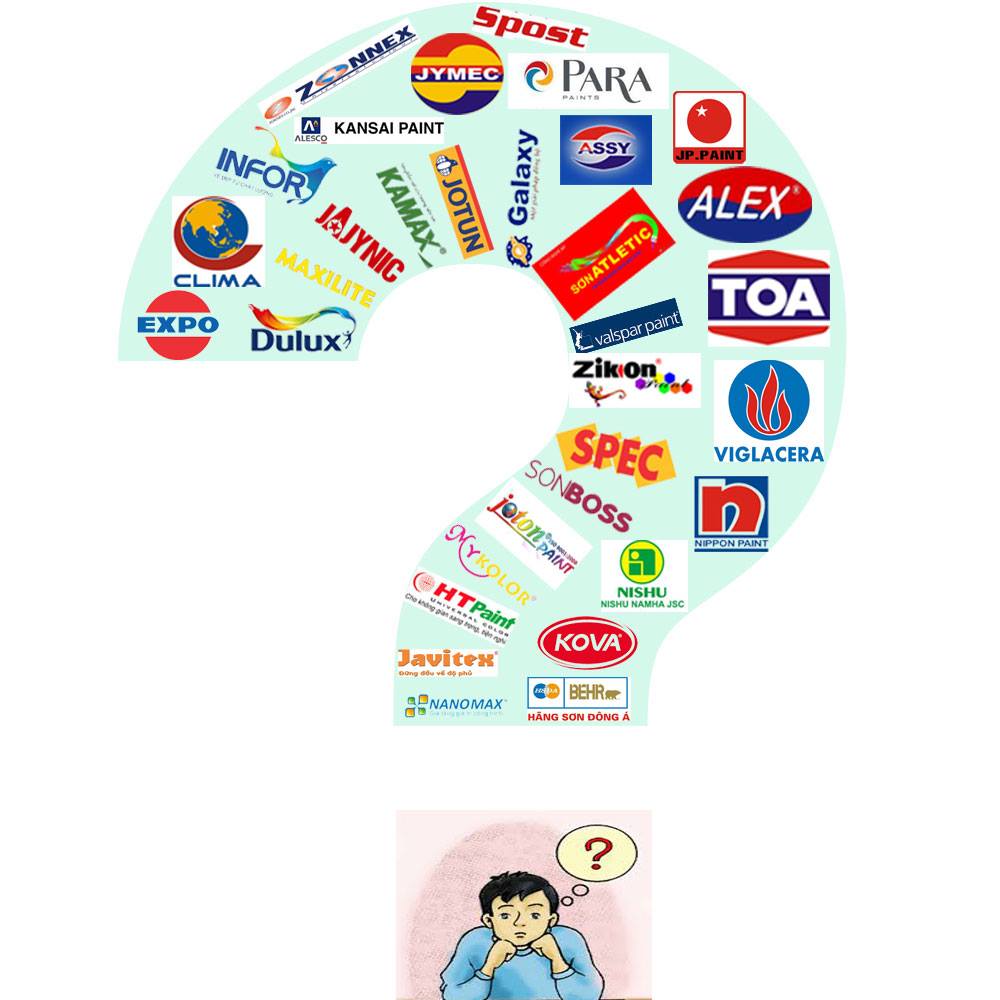 Hãng sơn nào được nhiều người ưa chuộng?