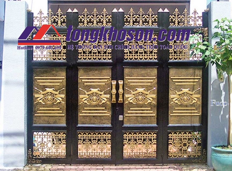 Sơn cửa sắt