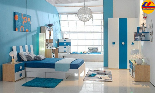sơn màu xanh mang vẻ đẹp của đại dương 