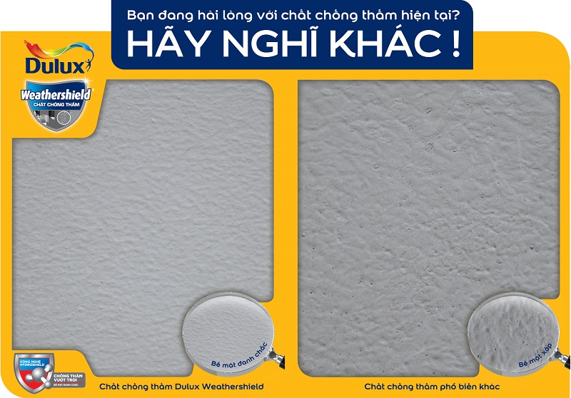 công nghệ HydroShield chống thấm vượt trội