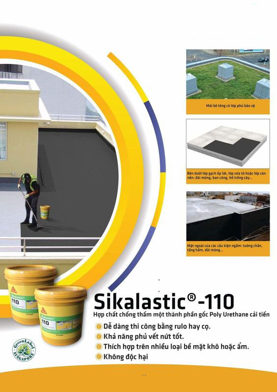 ứng dụng của sikalastic 110