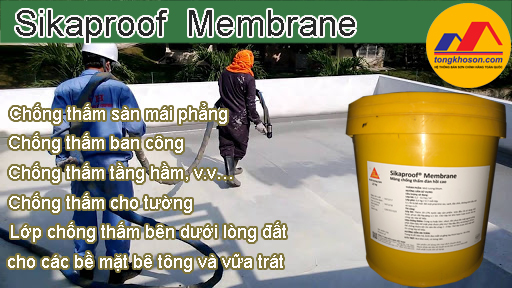 Sikaproof membrane ứng dụng