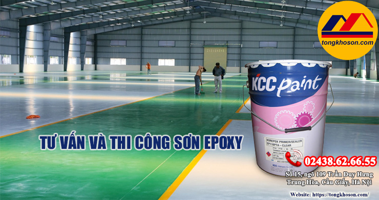Top sơn Epoxy KCC bán chạy nhất hiện nay