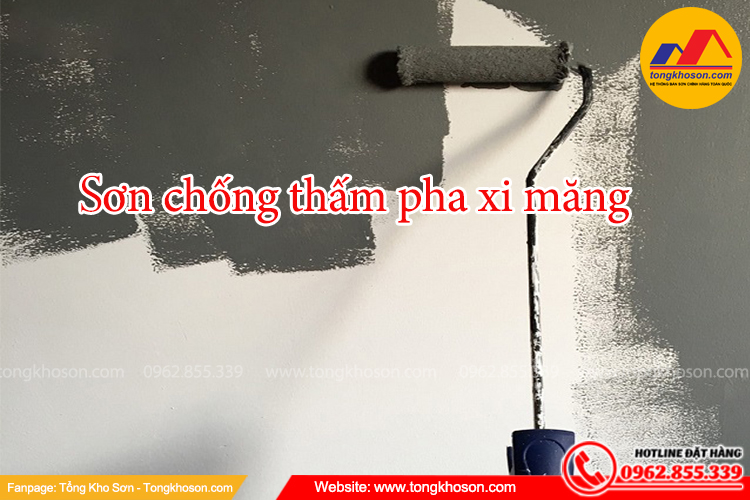 Sơn chống thấm pha xi măng